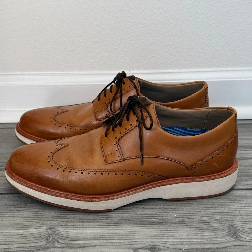 Allen Edmonds Mayfair Brown Patent Leather Dress Shoes